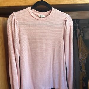 Lucky Brand Soft Pink Striped Top